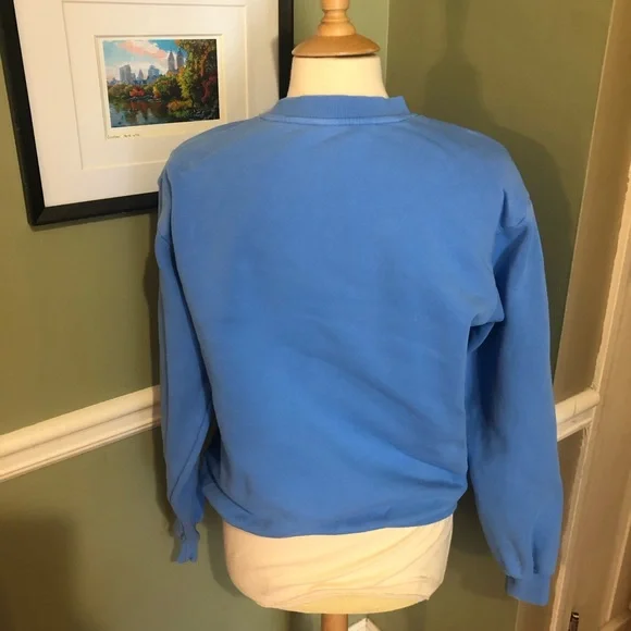 Post Malone Blue Graphic Crewneck Sweater - Picture 2 of 3